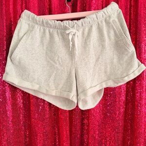 PINK Victoria's Secret Light Gray Shorts